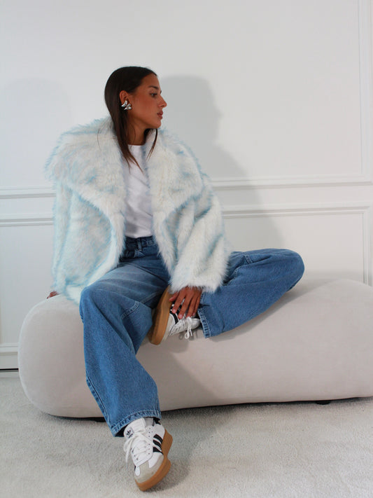 ECO FUR SFUMATA AZZURRA